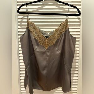Rag and Bone silk and lace detail camisol Size L